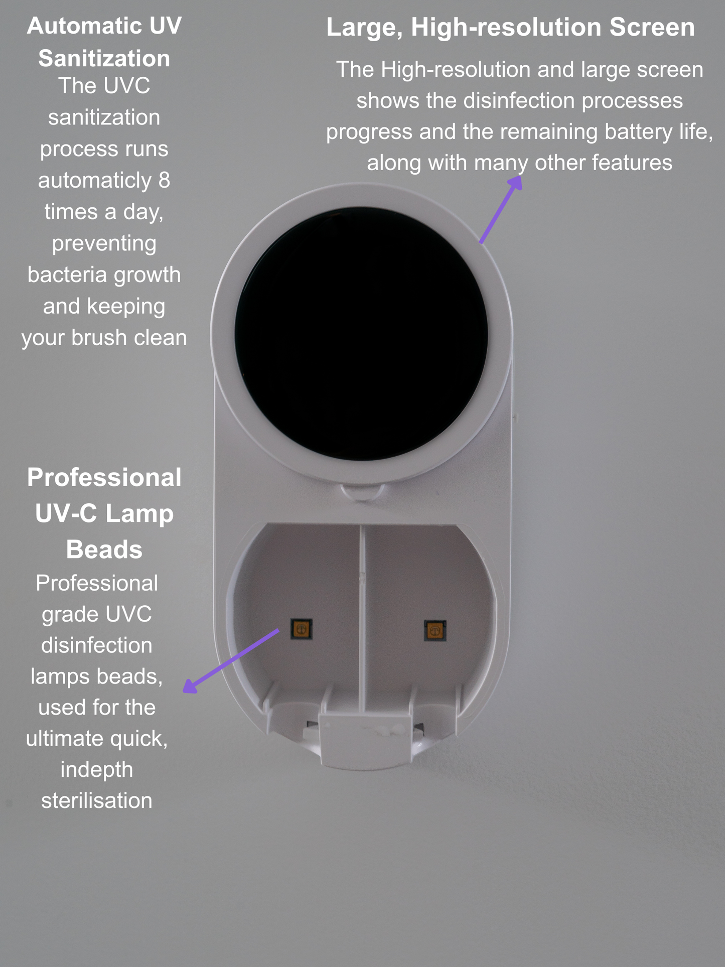 BristleMate UV Toothbrush Sanitizer